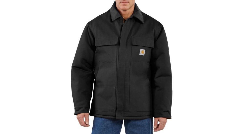 Carhartt Duck Traditional Coat for Mens, Black, Medium/Regular C003-BLK-REG-MED