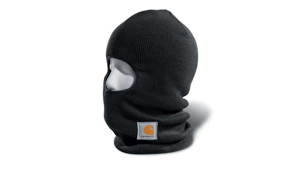 Carhartt Face Mask for Mens, Black, One Size Fits All A161-BLK-OFA