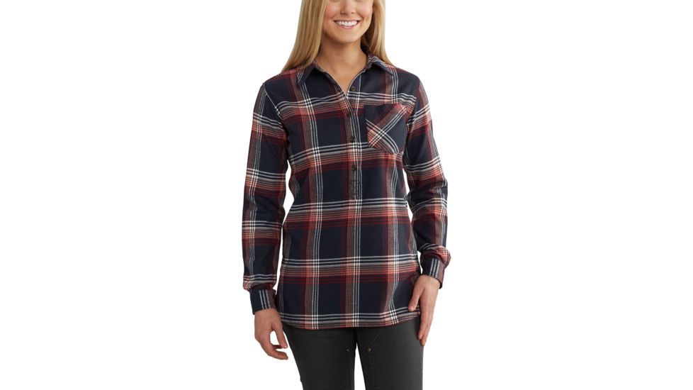 Carhartt Farwell Shirt for Womens, Navy, Medium/Regular 102784-412-REG-M