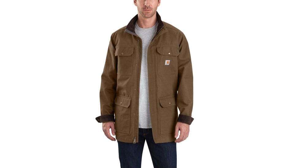 Carhartt Field Coat - Mens, Coffee, Small, 103289-205-REG-S