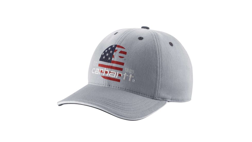Carhartt Filled Flag Ball Cap for Womens, Silver, One Size Fits All 102752-042-OFA