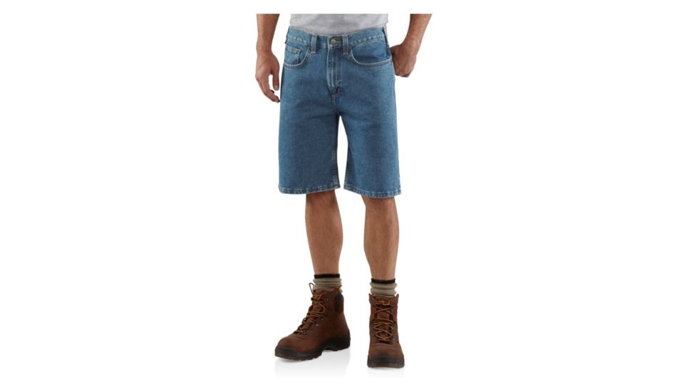 Carhartt Five Pocket Denim Short - Men's-Light Classic Wash-32 Waist