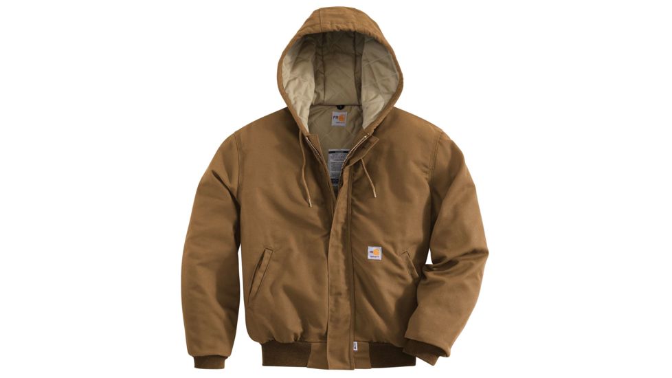 Carhartt Flame-Resistant Canvas Active Jacket, Carhartt Brown, Medium/Regular 101622-211-REG-M