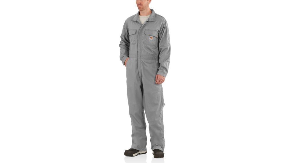 Carhartt Flame-Resistant Deluxe Coverall, Gray, Large/Tall 102150-033-TLL-L