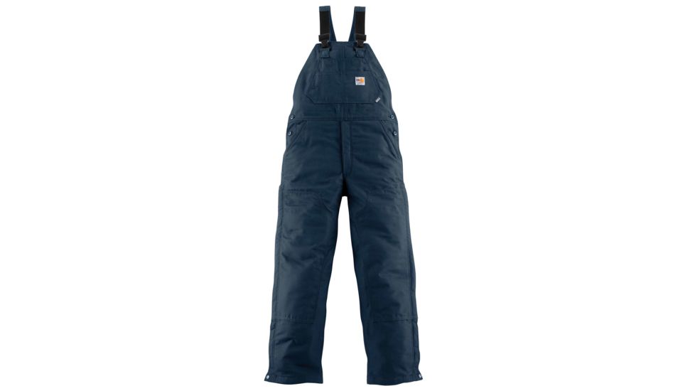 Carhartt Flame-Resistant Duck Bib Lined Overall, Dark Navy, 54/30 101626-410-30-54