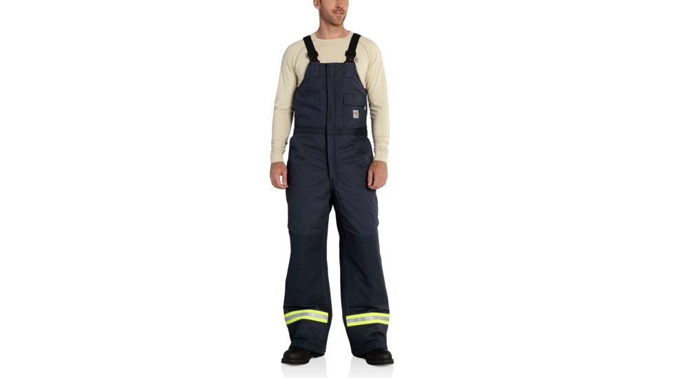 Carhartt Flame-Resistant Extremes Arctic Biberall, Dark Navy, Small/Regular 100785-410-REG-S