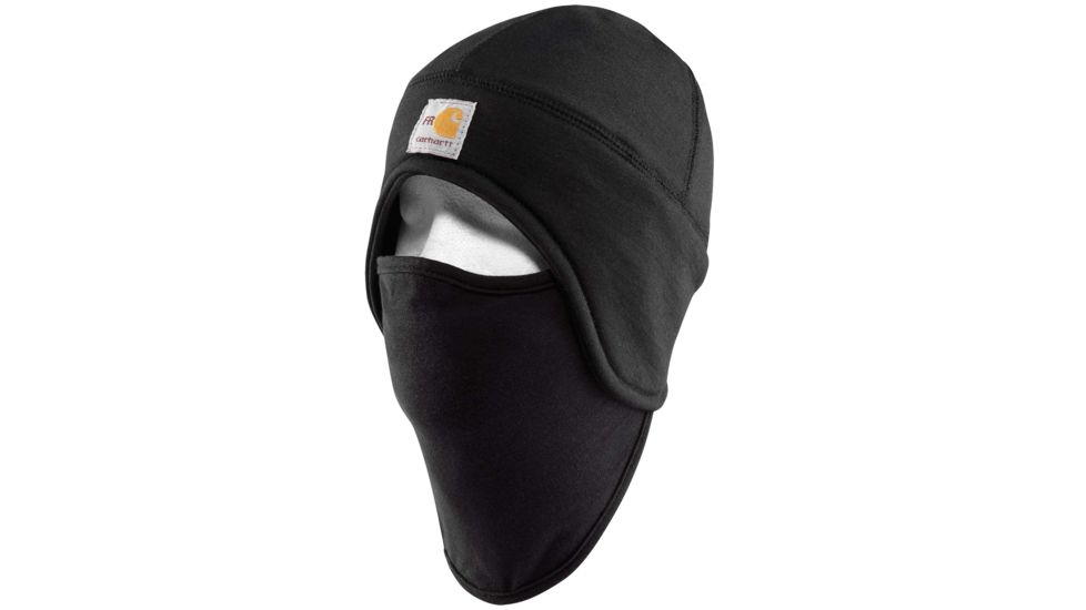Carhartt Flame-Resistant Fleece 2 in 1 Hat, Black, One Size Fits All 101579-001-OFA