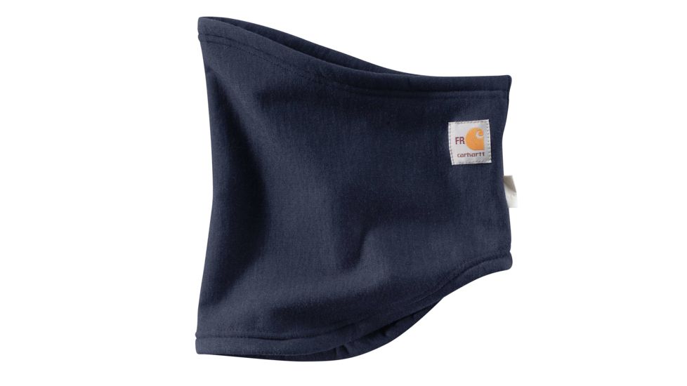 Carhartt Flame-Resistant Fleece Neck Gaiter, Dark Navy, One Size Fits All 101580-410-OFA