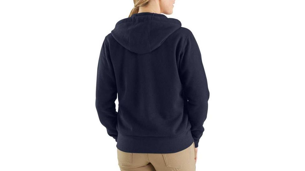 Carhartt Flame-Resistant Hooded Zip Flame-Resistant Sweatshirt, Dark Navy, Extra Small/Regular, 102690-410-REG-XS