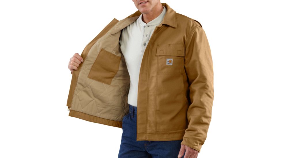 Carhartt Flame-Resistant Lanyard Access Jacket, Carhartt Brown, Medium/Regular 101625-211-REG-M
