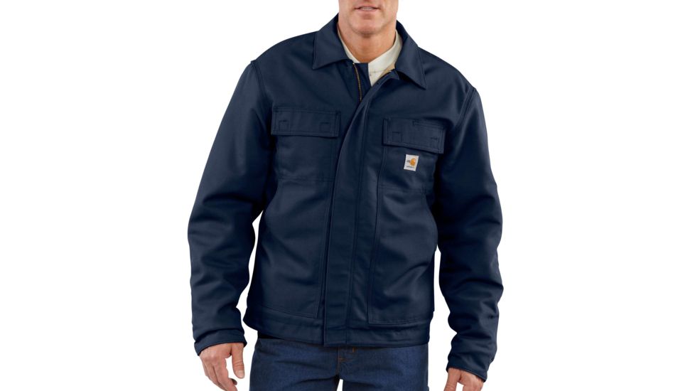 Carhartt Flame-Resistant Lanyard Access Jacket, Dark Navy, Extra Large/Tall 101625-410-TLL-XL