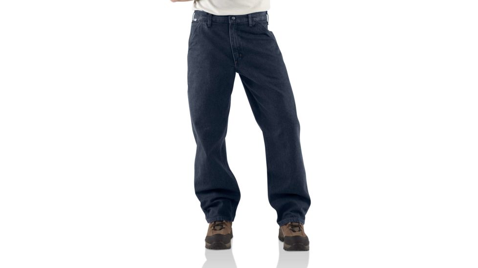 Carhartt Flame-Resistant Signature DeniDungaree for Mens, Classic Dark, 34/30 FRB13-401-30-34