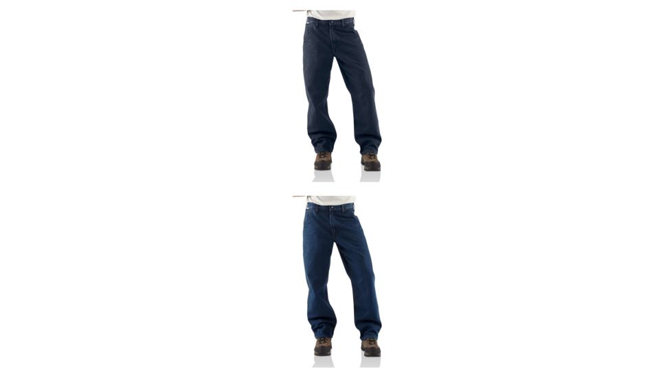 Carhartt Flame-Resistant Signature DeniDungaree for Mens, Classic Dark, Denim