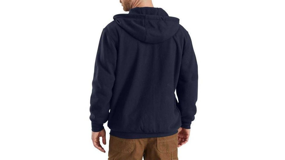 Carhartt Flame-Resistant Zip Sweatshirt, Dark Navy, 2XL/Tall, 102908-410-TLL-2XL
