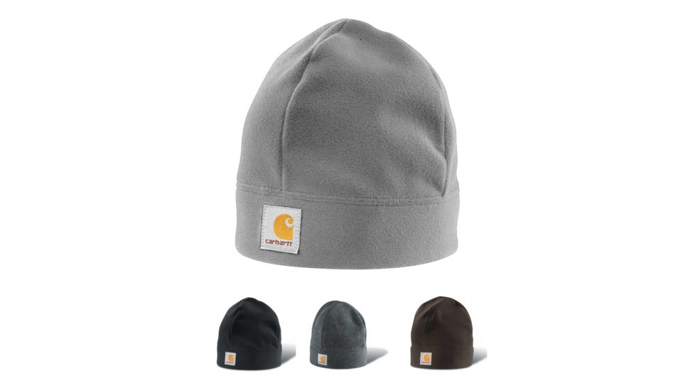 Carhartt Fleece Hat - Mens, Asphalt, Black, Charcoal Heather, Dark Brown