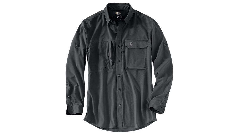 Carhartt Force Extremes Angler Long Sleeve Shirt - Mens, Shadow, XL-REG 103011-029-REG-XL