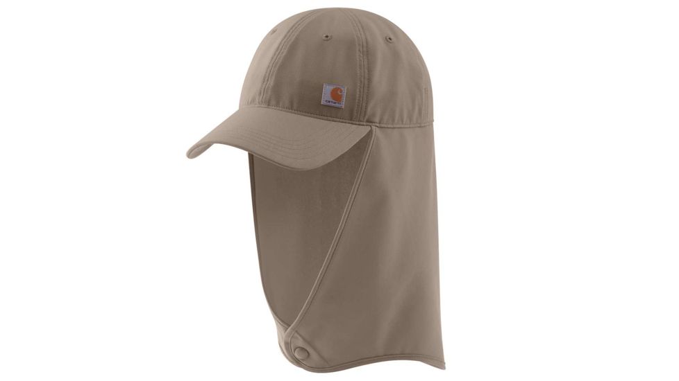 Carhartt Force Extremes Angler Neck Shade Cap - Mens, Desert, Medium-Large, 103527-251-M-L-
