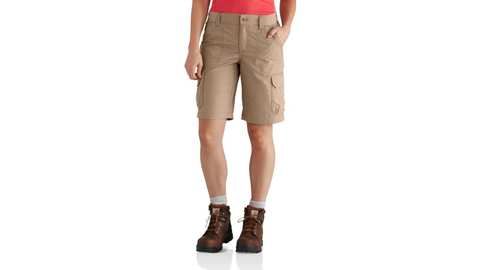 Carhartt Force Extremes Short for Womens, Field Khaki, 12/Regular 102439-285-REG-12