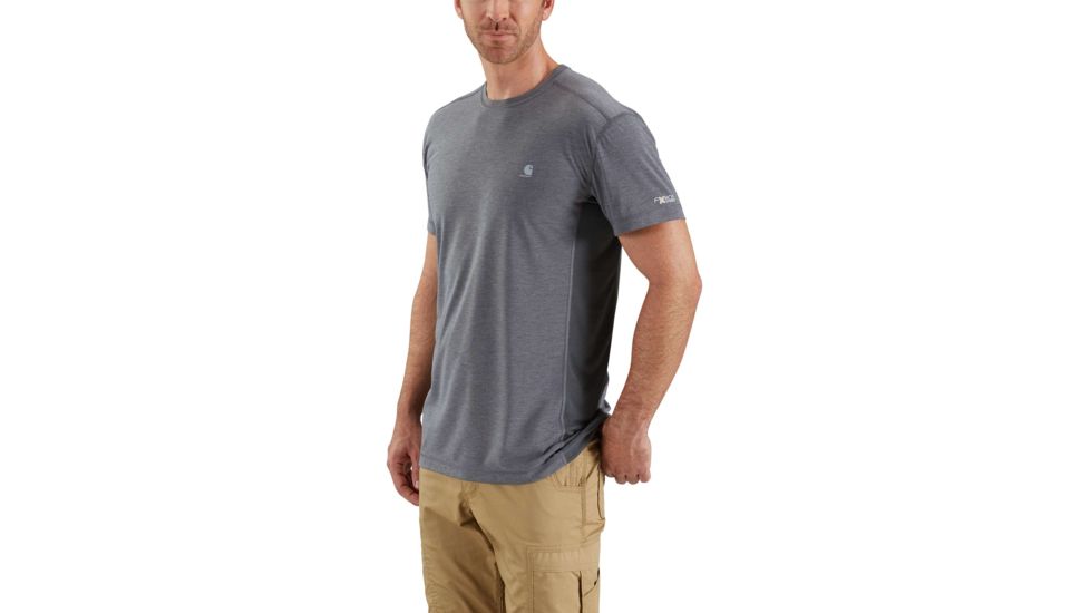 Carhartt Force Extremes Short Sleeve T-shirt - Mens, Shadow Heather/Shadow, XL-REG 102960-083-REG-XL