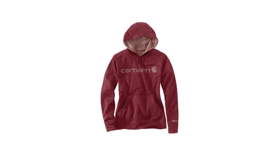 Carhartt Force Extremes Sig Graphic Hooded Sweatshirt - Womens, Cherrystone Heather, Medium-Regular, 102185-611-REG-M