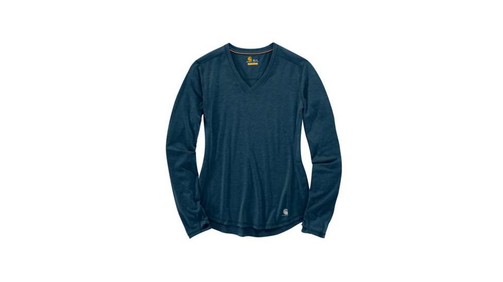 Carhartt Force Ferndale Long Sleeve T Shirt - Womens, Dark Slate Heather, XS-REG, 102759-461-REG-XS