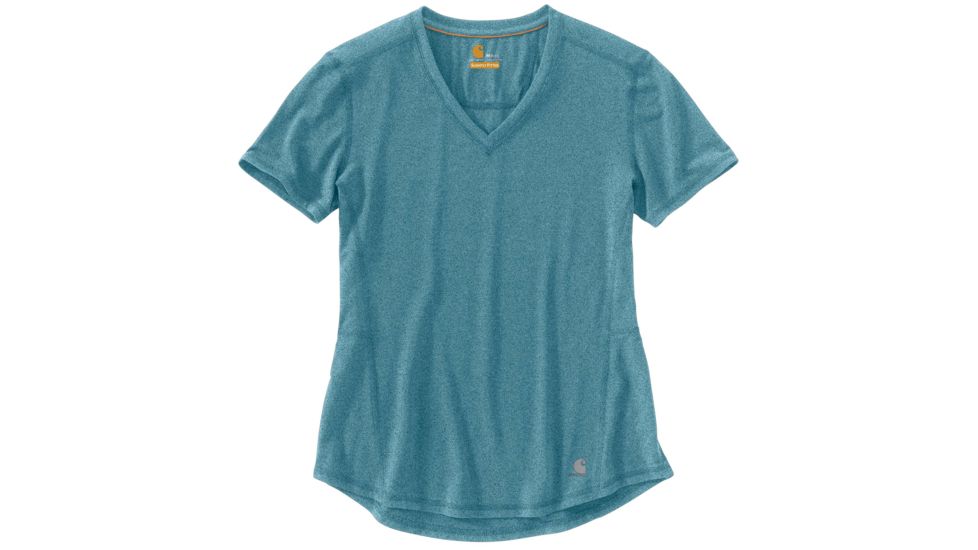 Carhartt Force Ferndale Short Sleeve T-shirt - Womens, Blue Mist Heather, XS-REG 102527-424-REG-XS