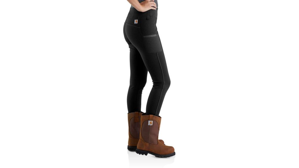Carhartt Force Light Weight Legging - Womens, Black, Extra Small, 103609-001TLLXSA