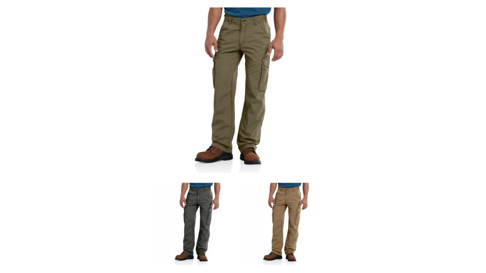 Carhartt Force Tappen Cargo Pant for Mens, Burnt Olive, Gravel, Yukon
