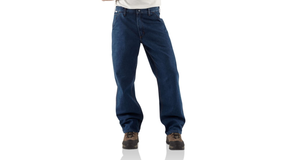 Carhartt FR Signature Denim Dungaree-Personal Protective, Denim, 28-34, FRB13-DNM-34-28