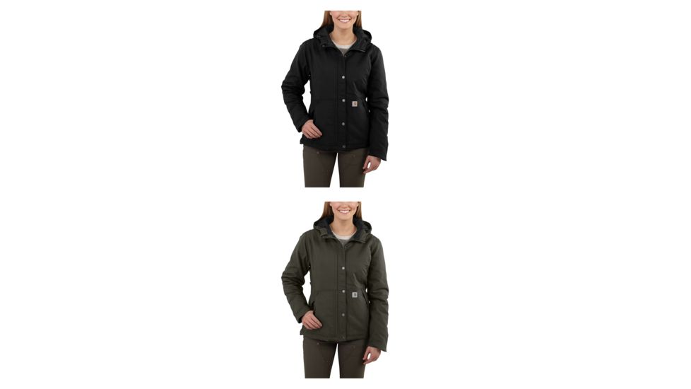 Carhartt Full Swing Cryder Stretch QD Jacket for Womens, Black, Olive