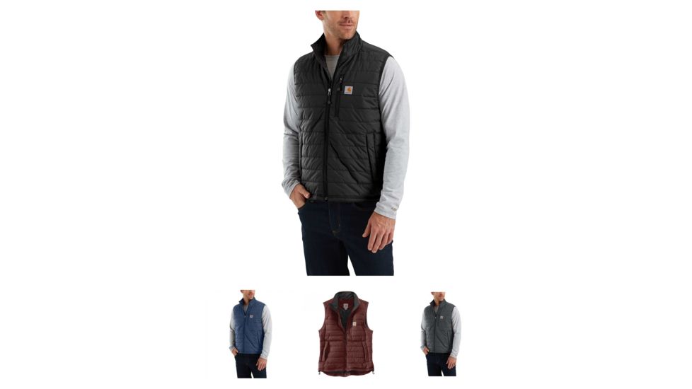 Carhartt Gillian Vest - Mens, Black, Dark Blue, Dark Cedar, Shadow
