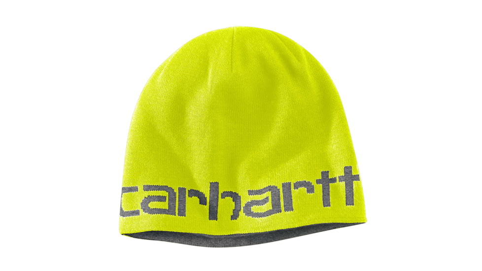 Carhartt Greenfield Reversible Hat for Mens, Brite Lime, One Size Fits All 100137-323-OFA