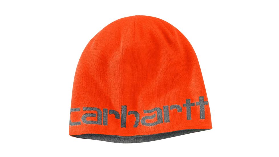 Carhartt Greenfield Reversible Hat for Mens, Brite Orange, One Size Fits All 100137-824-OFA
