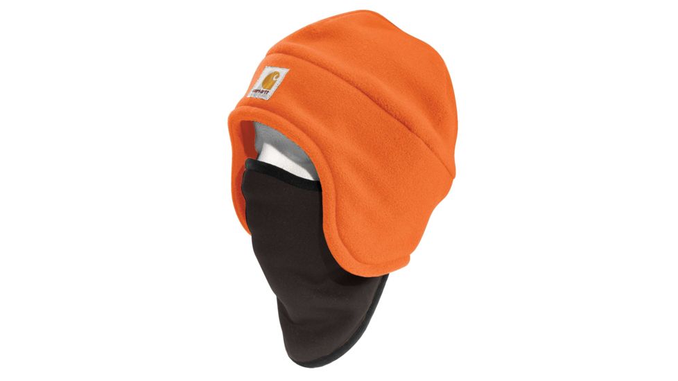 Carhartt HV Enhanced 2 in 1 Hat, Brite Orange, One Size Fits All 100795-824-OFA
