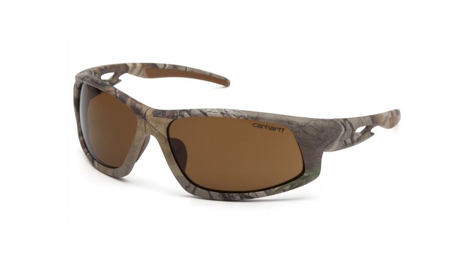 Carhartt Ironside Safety Glasses w/ Bronze Anti-Fog Lens, Realtree CHRT618DT