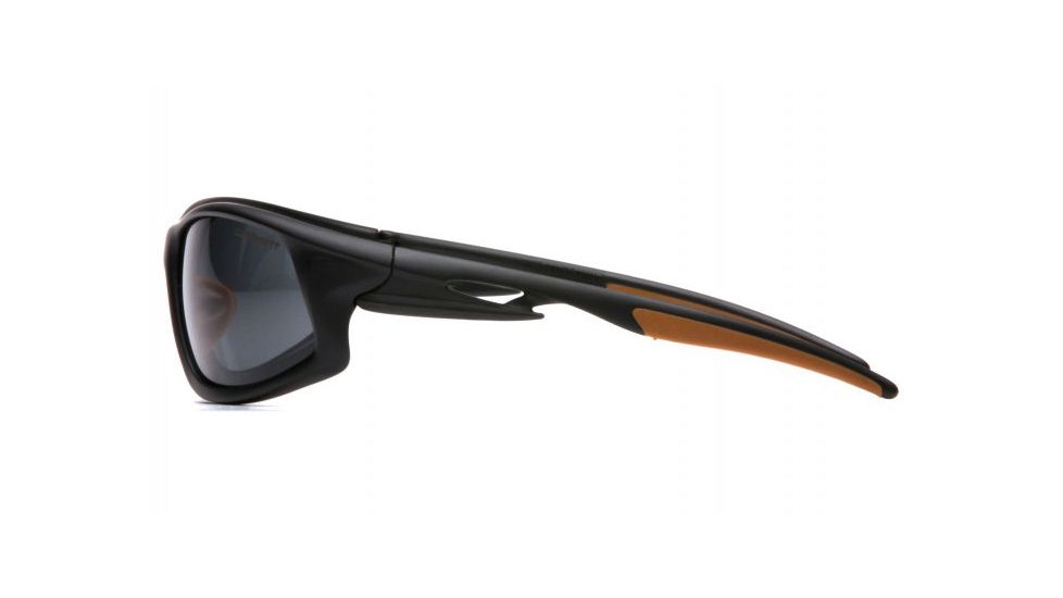 Carhartt Ironside Safety Glasses w/ Gray Anti-Fog Lens, Black/Tan, CHB620DT