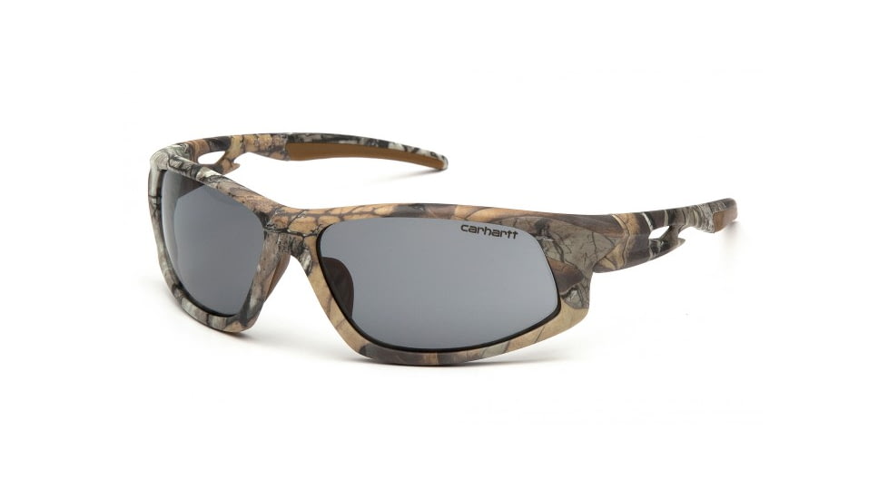 Carhartt Ironside Safety Glasses w/ Gray Anti-Fog Lens, Realtree CHRT620DT