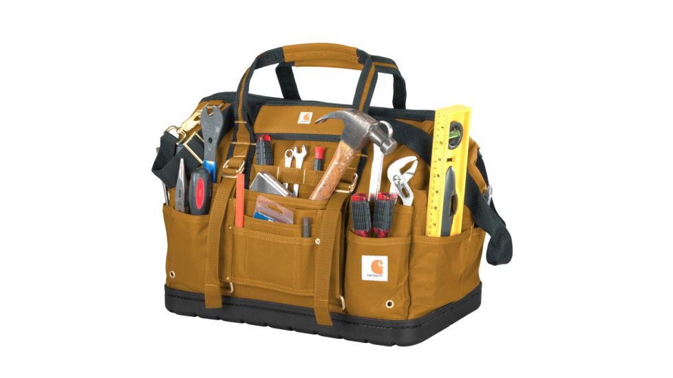 Carhartt Legacy Tool Bag w/ Molded Base, Carhartt Brown, 18 inch 26140802