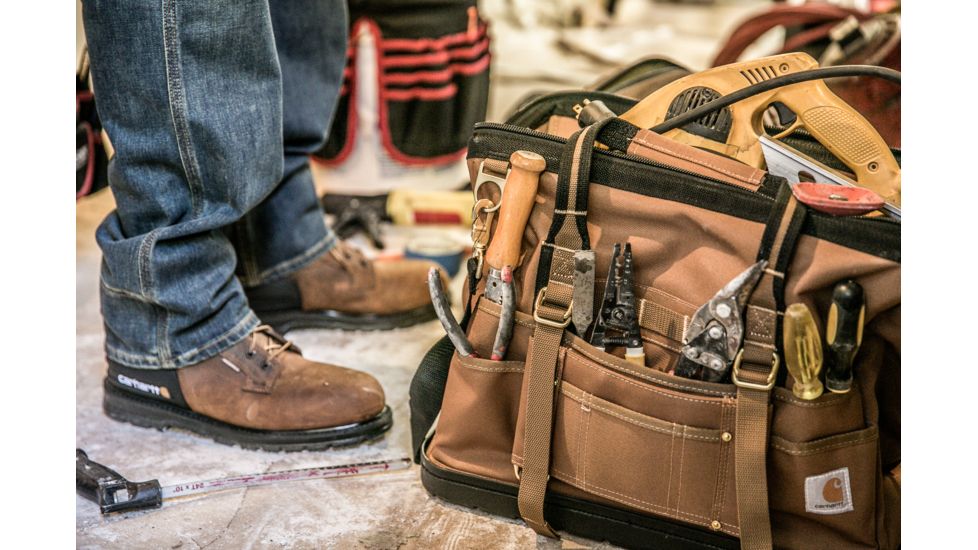 Carhartt Legacy Tool Bag w/ Molded Base, Carhartt Brown, 18 inch 26140802