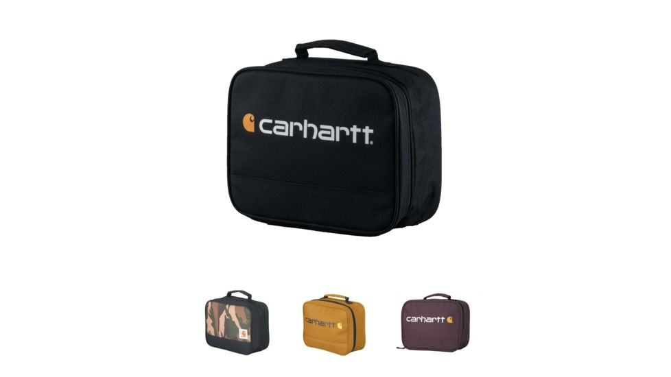 Carhartt Lunch Box, Black, Camo, Carhartt Brown, Wine