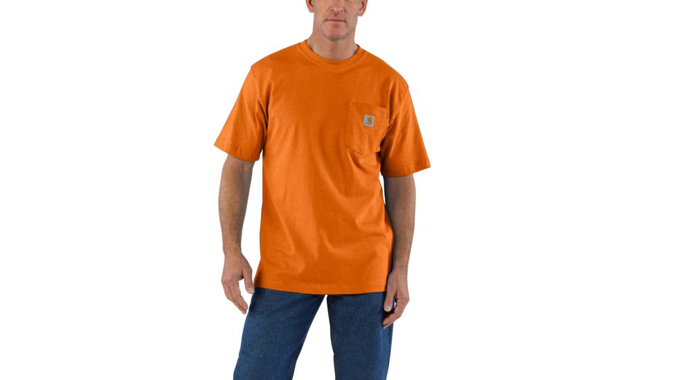 Carhartt Workwear Pocket T-Shirt - Men's, Amberwood Heather, Large, Regular, K87-O03REGLRGA