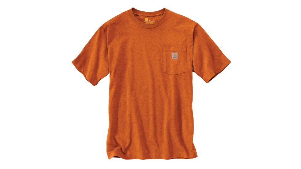 Carhartt Workwear Pocket T-Shirt - Men's, Amberwood Heather, Large, Regular, K87-O03REGLRGA