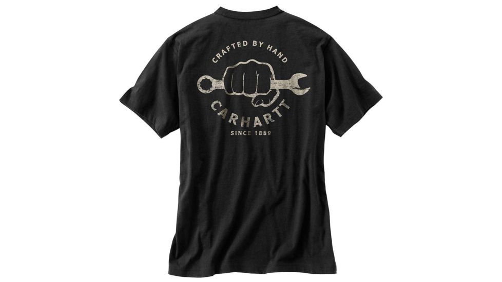Carhartt Maddock Carhartt Strong Graphic Pocket Short Sleeve Tee - Mens, Black, 2XL-Regular, 103565-001-2XL-REG