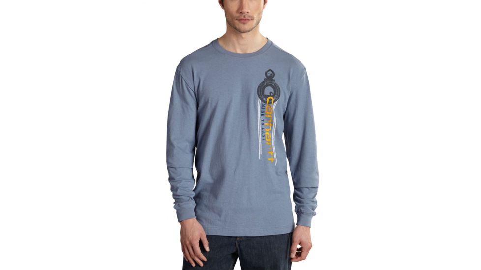 Carhartt Maddock Graphic Made to Last Long Sleeve T-Shirt - Men's-Flint Stone-Small