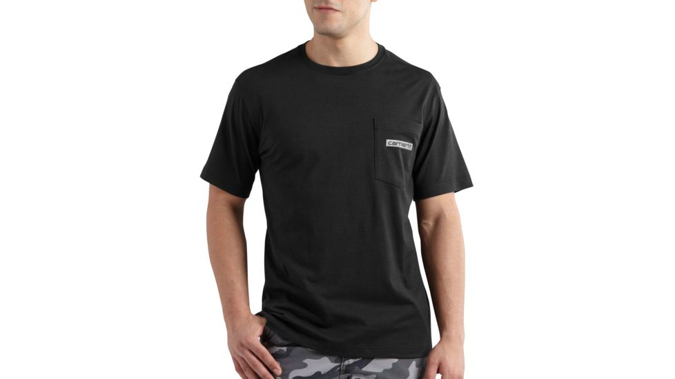 Carhartt Maddock Graphic Metal Plate C Shirt - Men's-Black-Medium