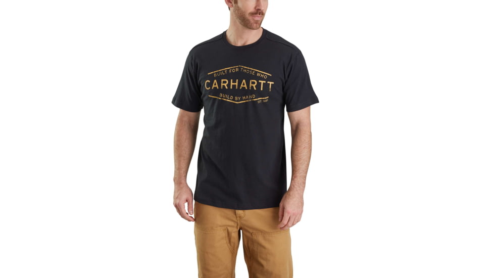 Carhartt Maddock MBH Graphic Short Sleeve T-shirt - Mens, Black, M-REG 103182-001-REG-M