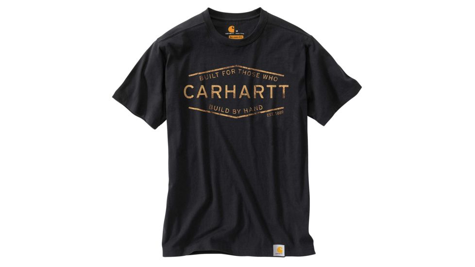 Carhartt Maddock MBH Graphic Short Sleeve T-shirt - Mens, Black, M-REG 103182-001-REG-M