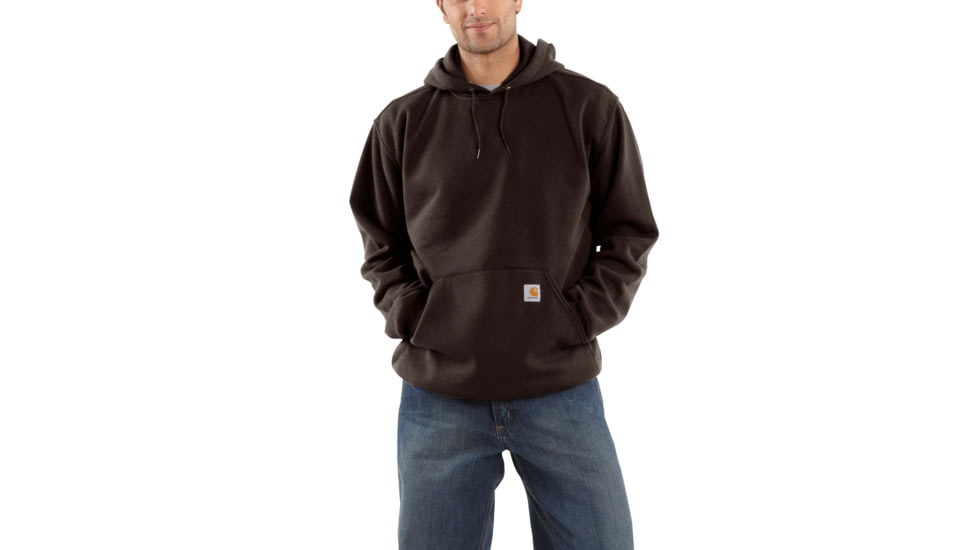 Carhartt Midweight Sweatshirt Hdd Pullover Org Fit-Mens, Dark Brown, 4XLarge, Tall, K121-DKB-TLL-4XL