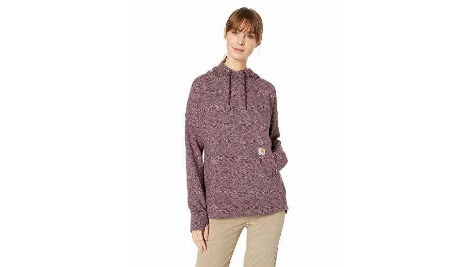 Carhartt Newberry Hoodie Regular - Womens, Deep Wine, Extra Large, 103591-643-XL-REG