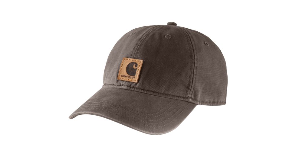 Carhartt Odessa Cap Cotton Sandstone - Mens, Dark Coffee, One Size 100289-909-OFA